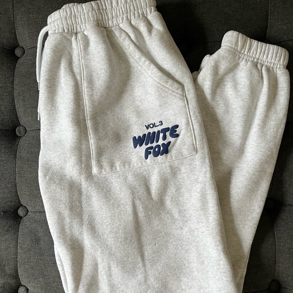 White Fox Offstage Sweatpants Mineral Grey